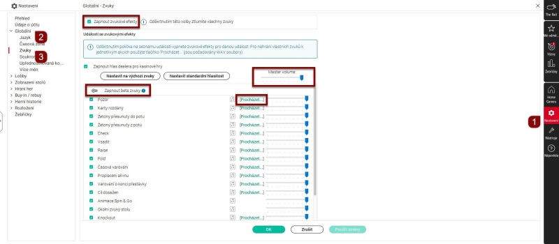 Software pro stolní počítače – možnosti zvuku