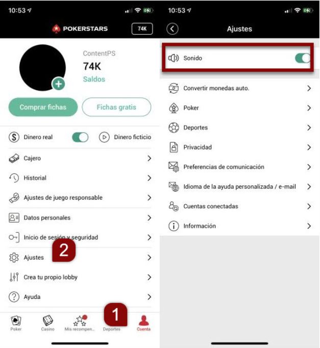 Software para móvil: opciones de sonido